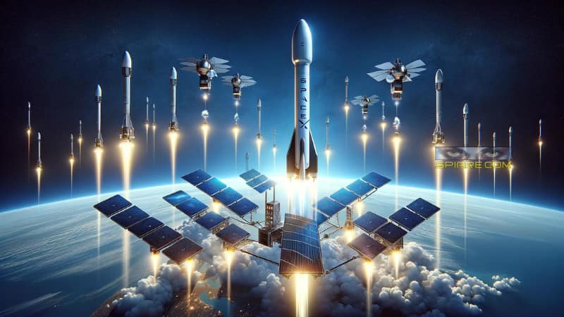 SpaceX Lancia Satelliti Innovativi per Connessione Diretta a Smartphone nel 2024
