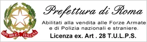 Licenza TULPS EX ART 28 - Prefettura di Roma