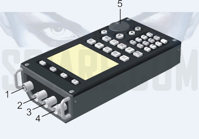 Unità controllo sistema Piranha II connessioni sonde bonifica