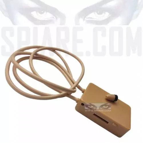 Collana induttiva per micro auricolare gsm invisibile - Trasmettitore autonomo con SIM card e cavo antenna.