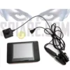 Kit composto da microcamera a bottone con monitor tascabile mini DVR, moneta da 1 euro per confronto dimensioni e microfono a clip
