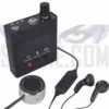 Microfono da muro con registratore integrato - Kit completo con corpo amplificatore, microfono a contatto e auricolari.