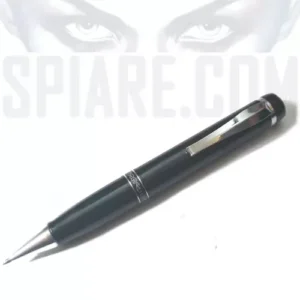 Penna spia registratore audio 31 ore Design elegante nero che si mimetizza perfettamente come una normale penna.