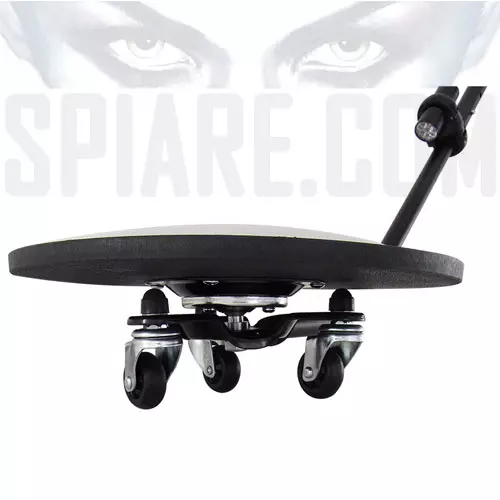 Specchio Professionale per Ispezioni Veicolari Carrellato con LED | 30cm - immagine 3