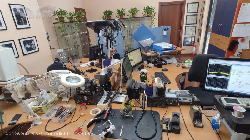 Laboratorio tecnico per riparazioni e verifiche sui prodotti