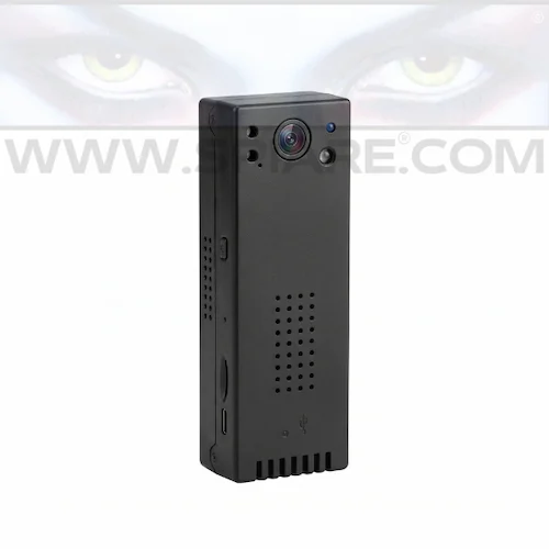 Telecamera attraverso il vetro Full HD compatta con rilevamento del movimento e WiFi locale per sorveglianza veicoli e interni.