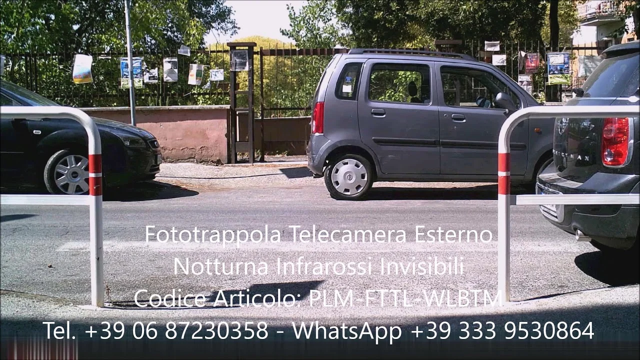 Fototrappola telecamera esterno notturna infrarossi invisibili
