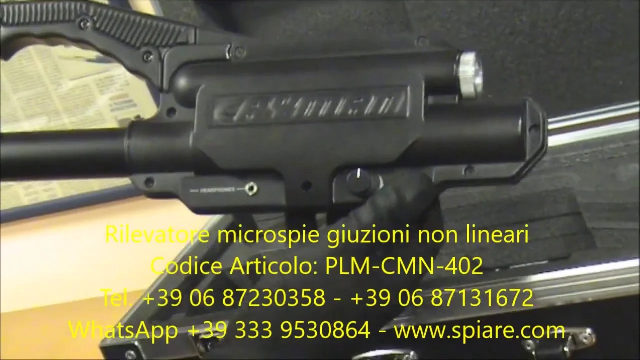 Come trovare le microspie spente in casa con rilevatore giunzioni non lineari - bonifica microspia