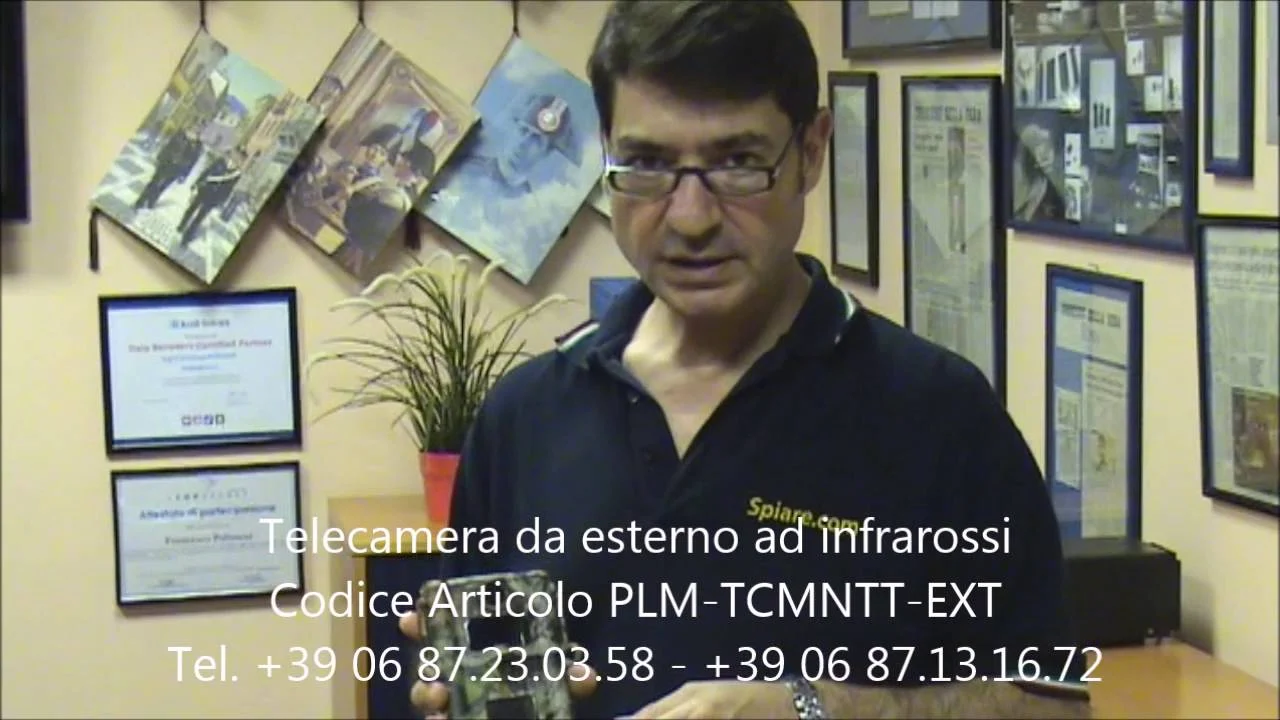 Presentazione della telecamera mimetica da esterno PLM TCMNTT EXT
