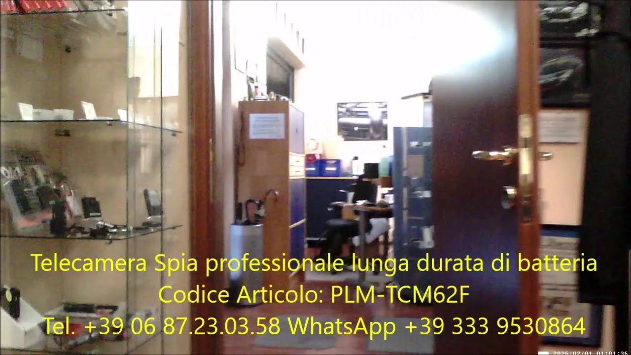 Mini Telecamera spia professionale con lunga durata della batteria per fino a 10 ore di registrazion