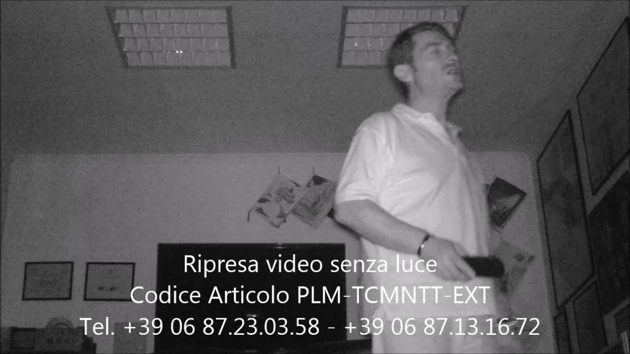 Ripresa notturna senza luce telecamera PLM TCMNTT EXT